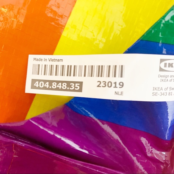 2 IKEA Rainbow Pride Shopping Tote Bag (Small) - Picture 4 of 7